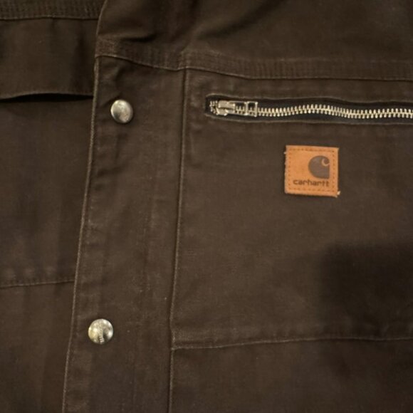 Vtg Carhartt Men’s J285 Sandstone Ridge Coat Brown Great Condition
Size 2XL Y2K - Picture 10 of 14